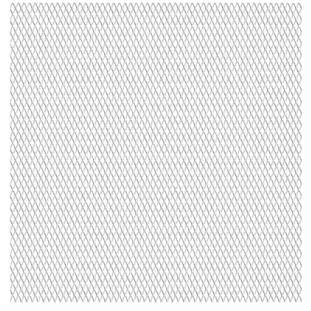 vidaXL Gittermatte Streckmetall Edelstahl 50×50 cm 20×10×2 mm