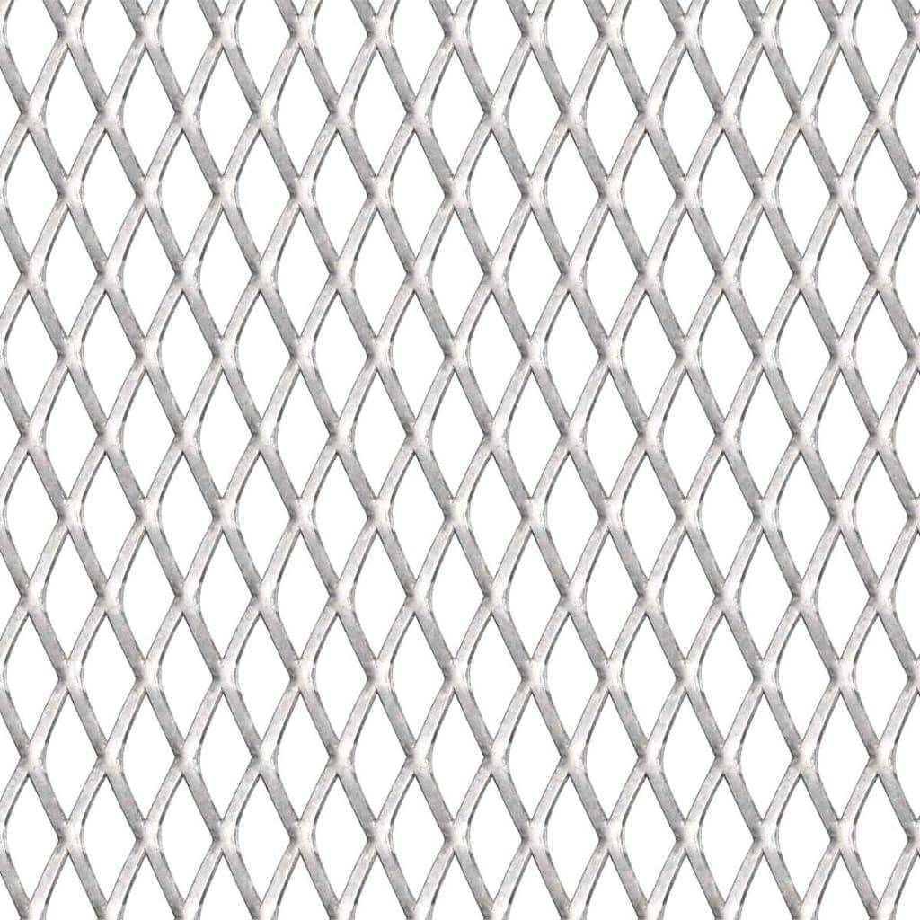 vidaXL Gittermatte Streckmetall Edelstahl 50×50 cm 45×20×4 mm