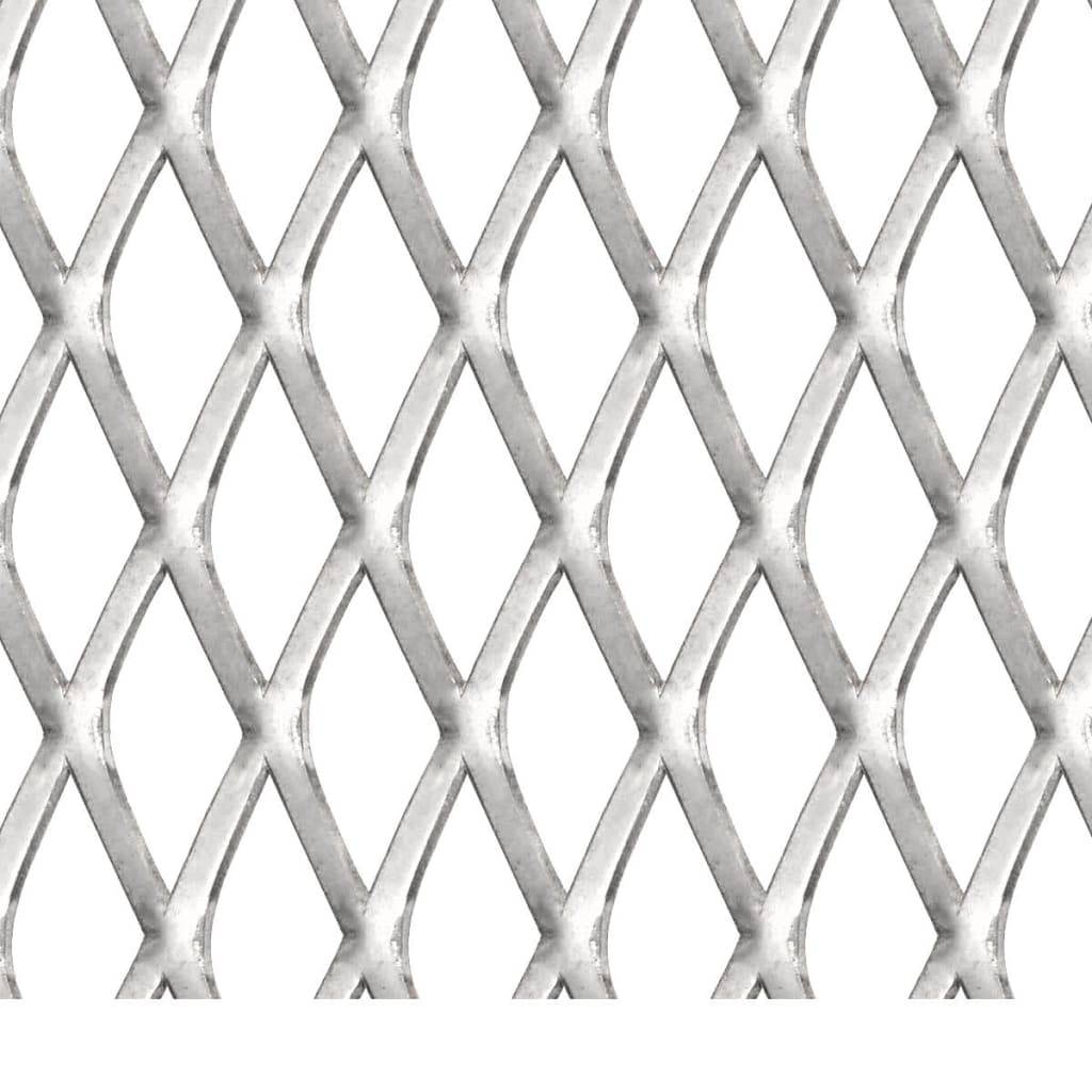 vidaXL Gittermatte Streckmetall Edelstahl 50×50 cm 45×20×4 mm