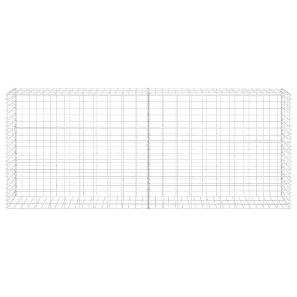 vidaXL Gabione Verzinkter Stahl 85x30x200 cm