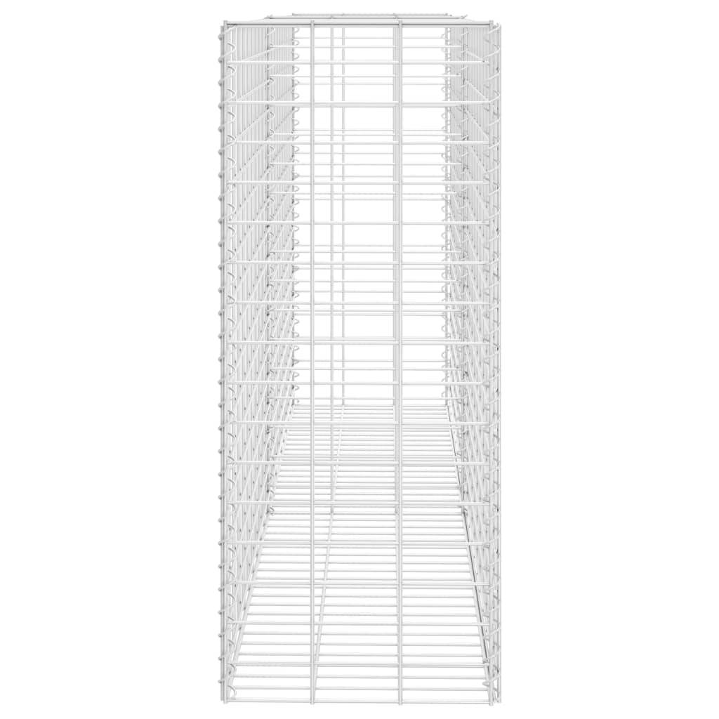 vidaXL Gabione Verzinkter Stahl 85x30x200 cm