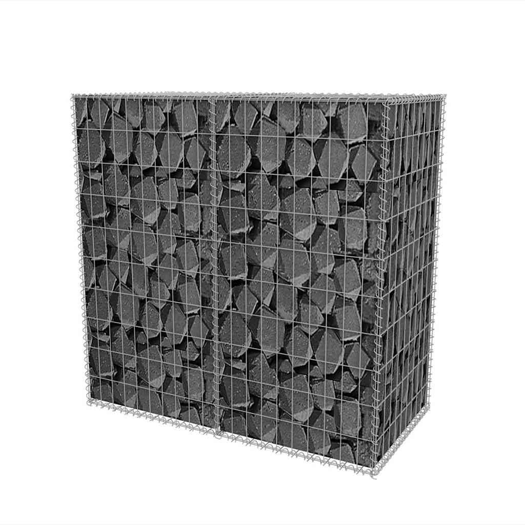 vidaXL Gabionenkorb Stahl 100×50×100 cm
