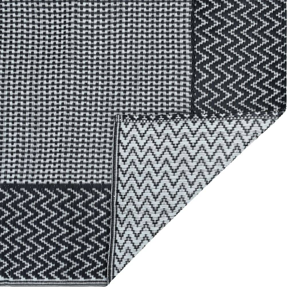 vidaXL Outdoor-Teppich ARAKIL Grau 120x180 cm PP