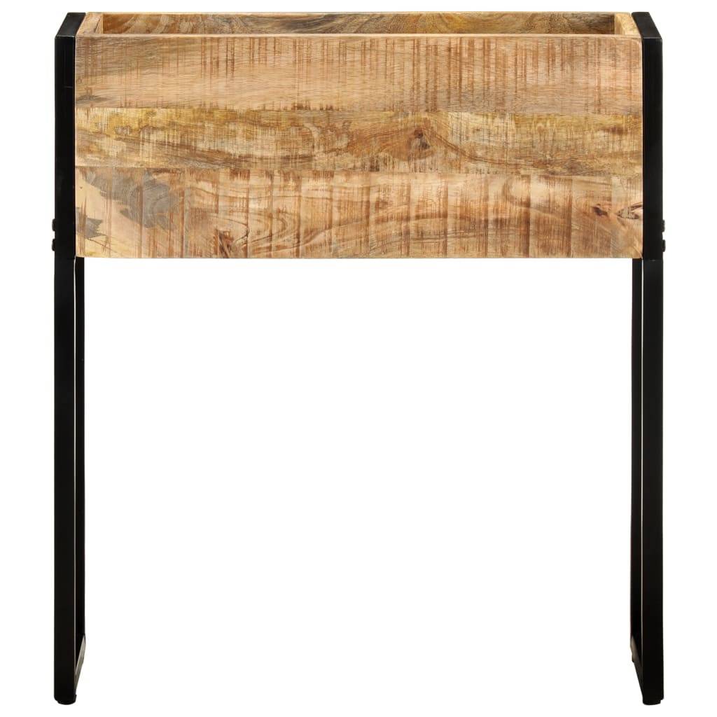 vidaXL Pflanzkübel 60x20x68 cm Raues Mangoholz