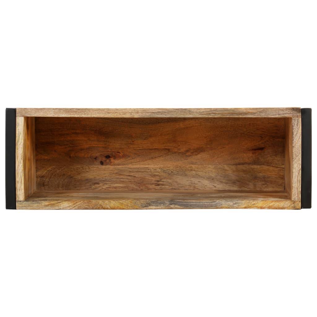 vidaXL Pflanzkübel 60x20x68 cm Raues Mangoholz