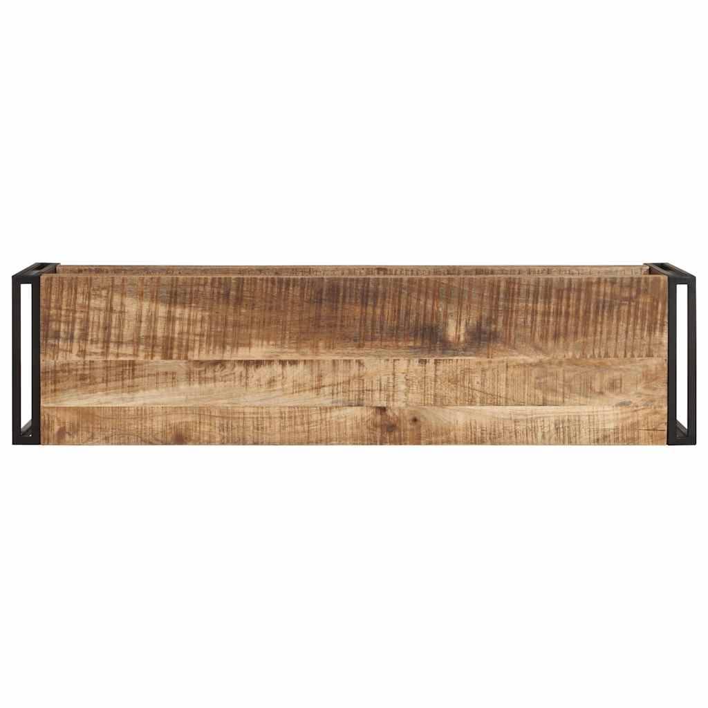 vidaXL TV-Schrank 120x30x40 cm Raues Mangoholz