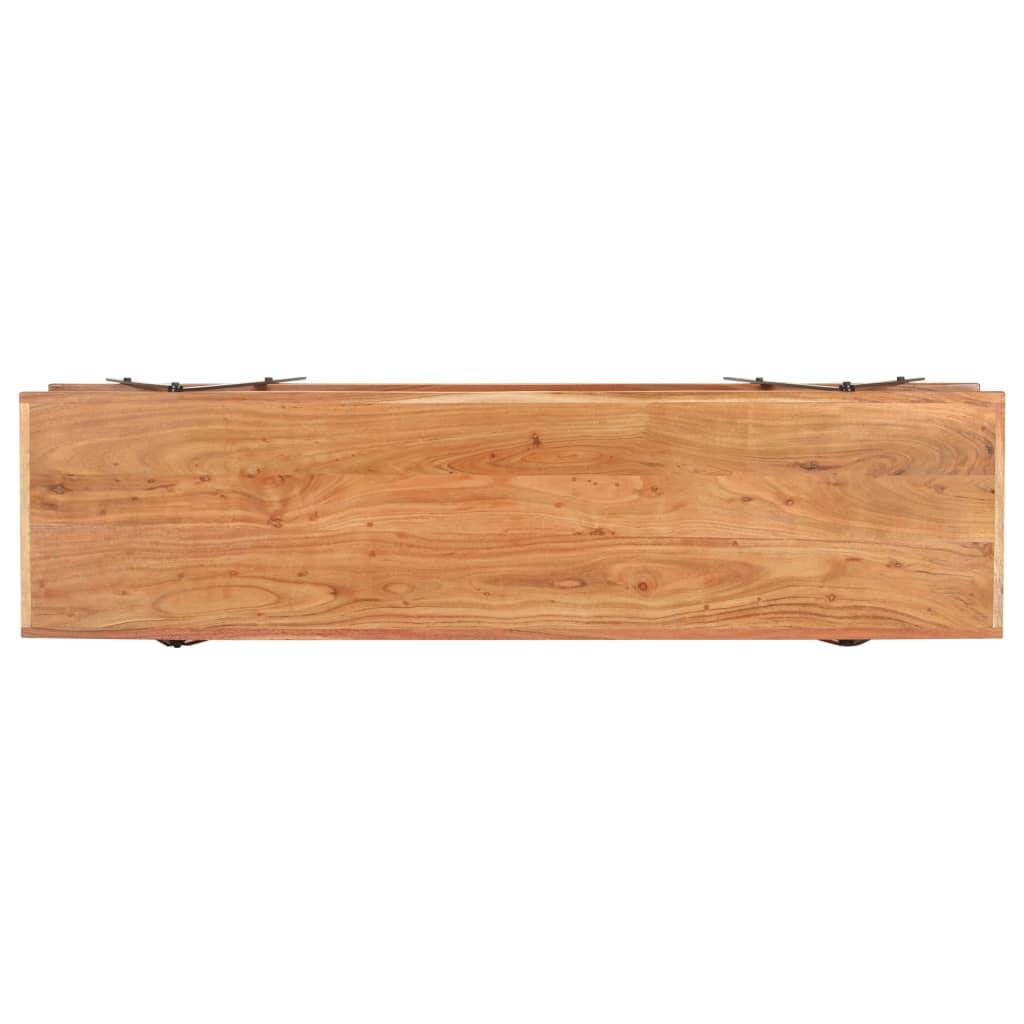 vidaXL TV-Schrank 160x40x50 cm Akazie Massivholz
