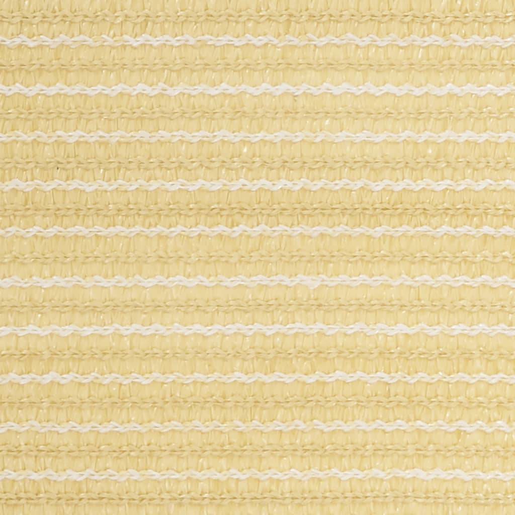 vidaXL Balkon-Sichtschutz Beige 75x400 cm HDPE