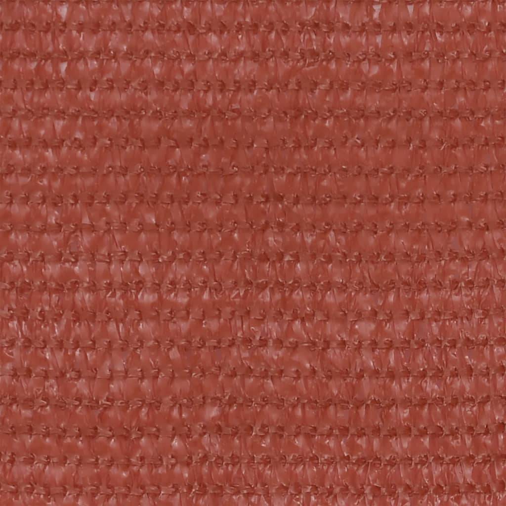 vidaXL Balkon-Sichtschutz Terracotta-Rot 120x600 cm HDPE