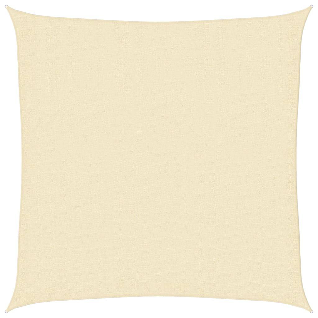 vidaXL Sonnensegel 160 g/m² Creme 3x3 m HDPE