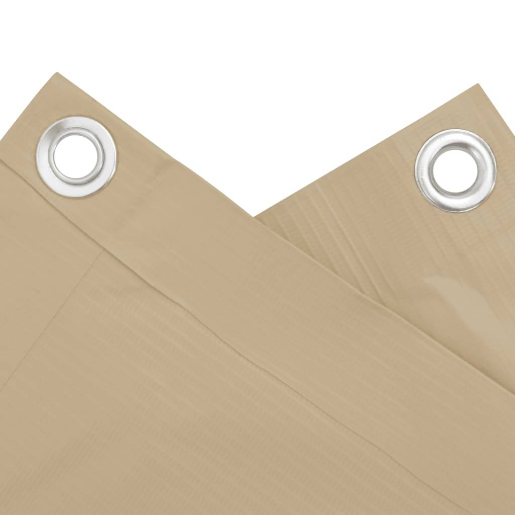 vidaXL Balkonsichtschutz Oxfordgewebe 90x600 cm Beige
