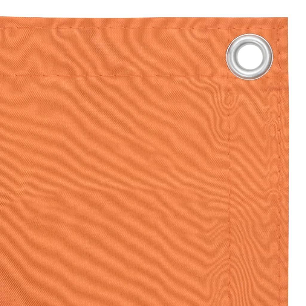 vidaXL Balkon-Sichtschutz Orange 120x500 cm Oxford-Gewebe