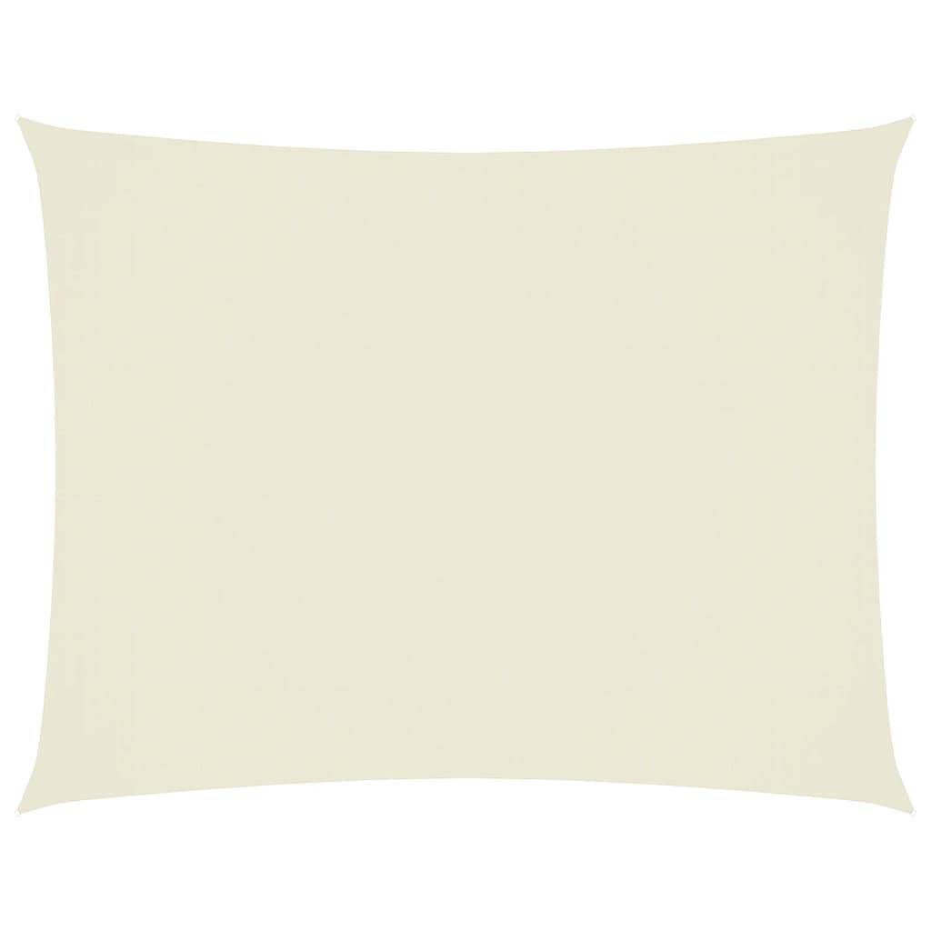 vidaXL Sonnensegel Oxford-Gewebe Rechteckig 2x3 m Creme