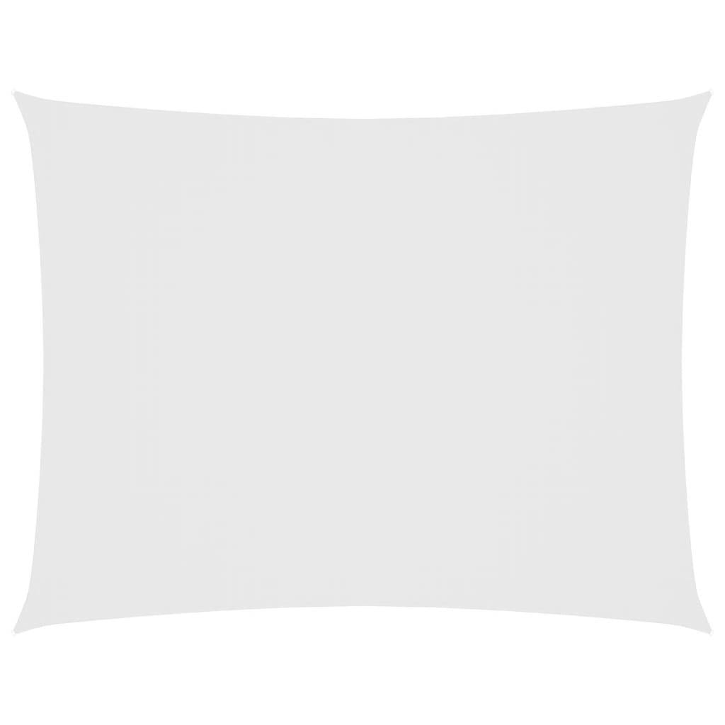 vidaXL Sonnensegel Oxford-Gewebe Rechteckig 2,5x4 m Weiß