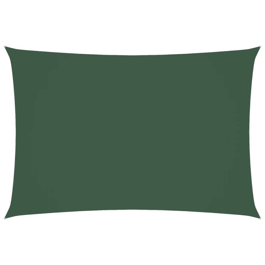 vidaXL Sonnensegel Oxford-Gewebe Rechteckig 3x5 m Dunkelgrün