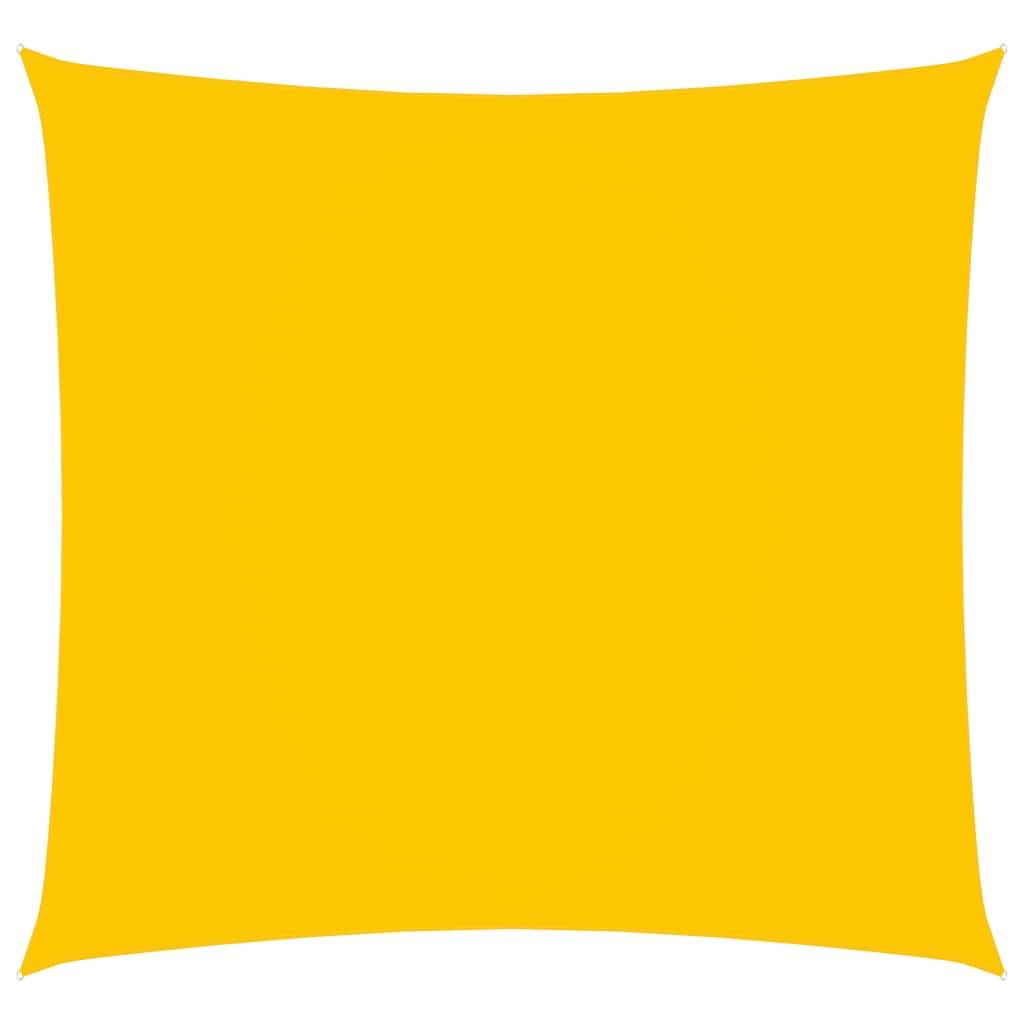 vidaXL Sonnensegel Oxford-Gewebe Quadratisch 2,5x2,5 m Gelb