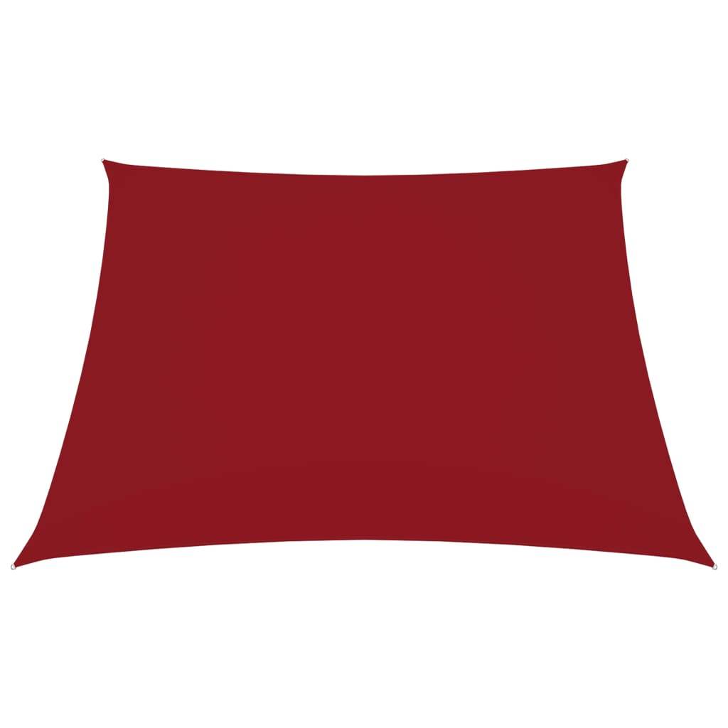 vidaXL Sonnensegel Oxford-Gewebe Quadratisch 6x6 m Rot