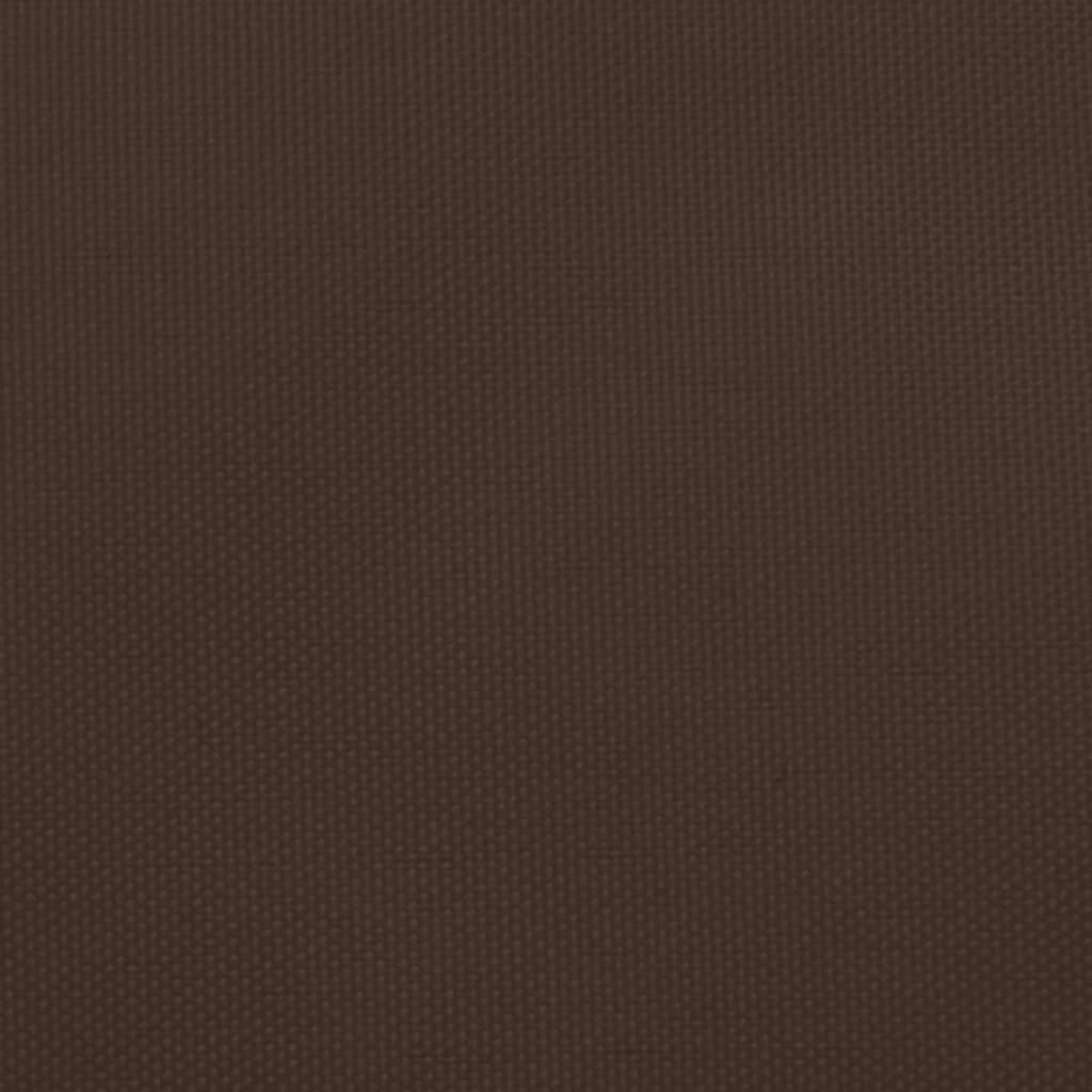 vidaXL Sonnensegel Oxford-Gewebe Dreieckig 6x6x6 m Braun