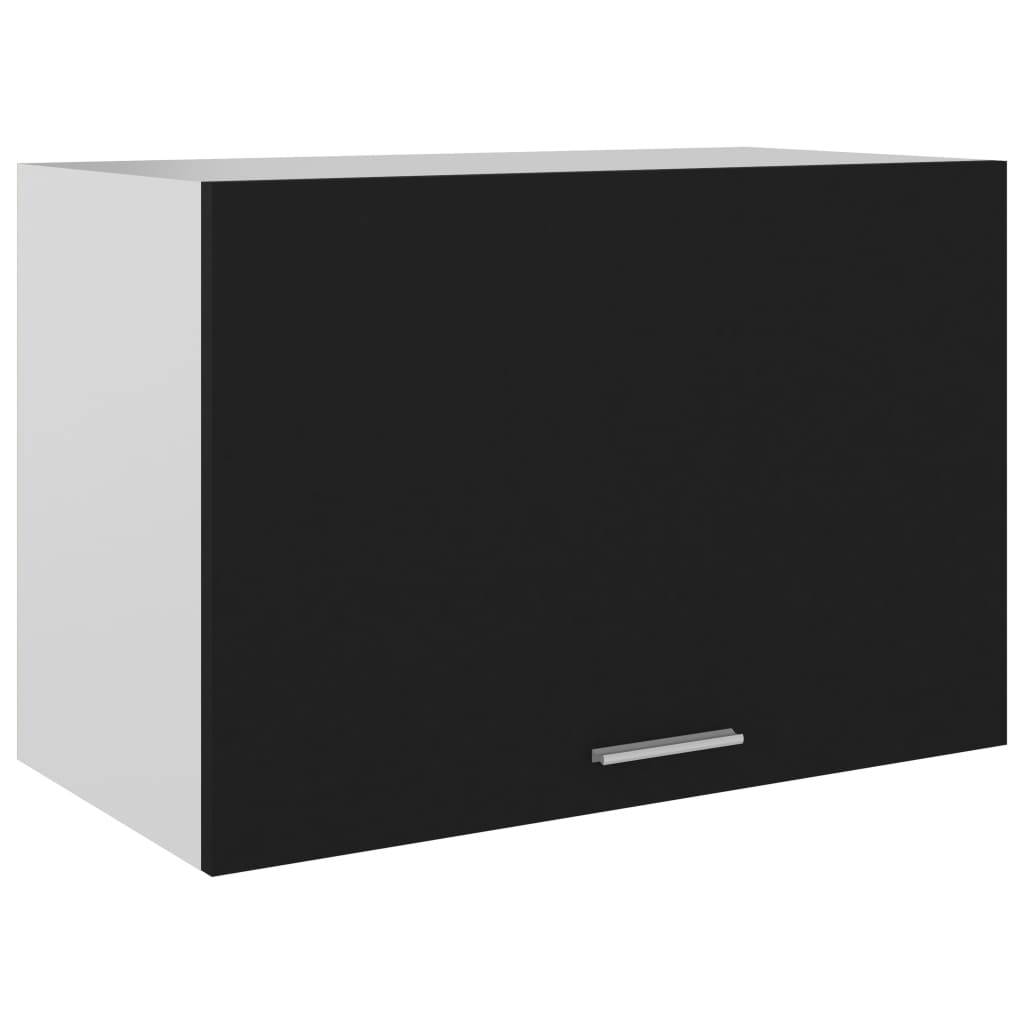 vidaXL Hängeschrank Lyon Schwarz 60x31x40 cm Holzwerkstoff