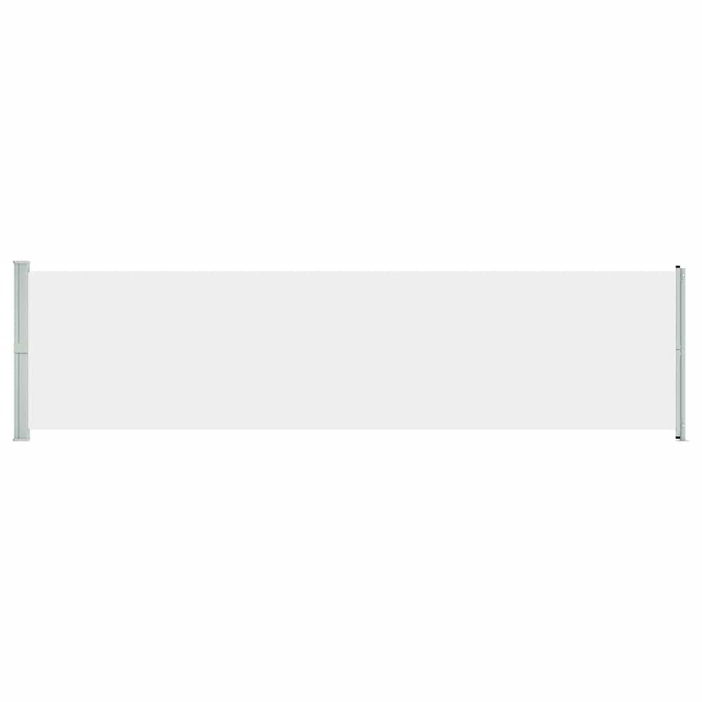 vidaXL Seitenmarkise Ausziehbar 600x160 cm Creme