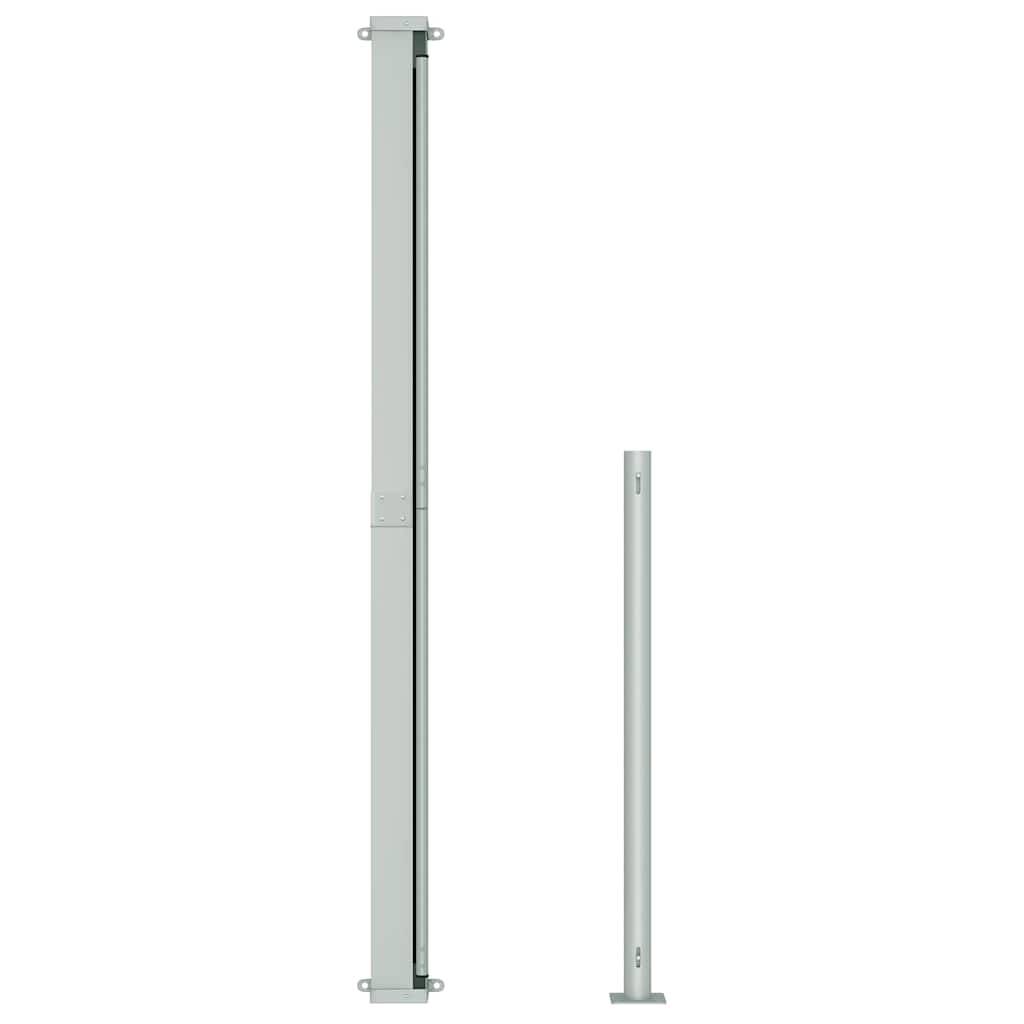 vidaXL Seitenmarkise Ausziehbar 220x500 cm Creme