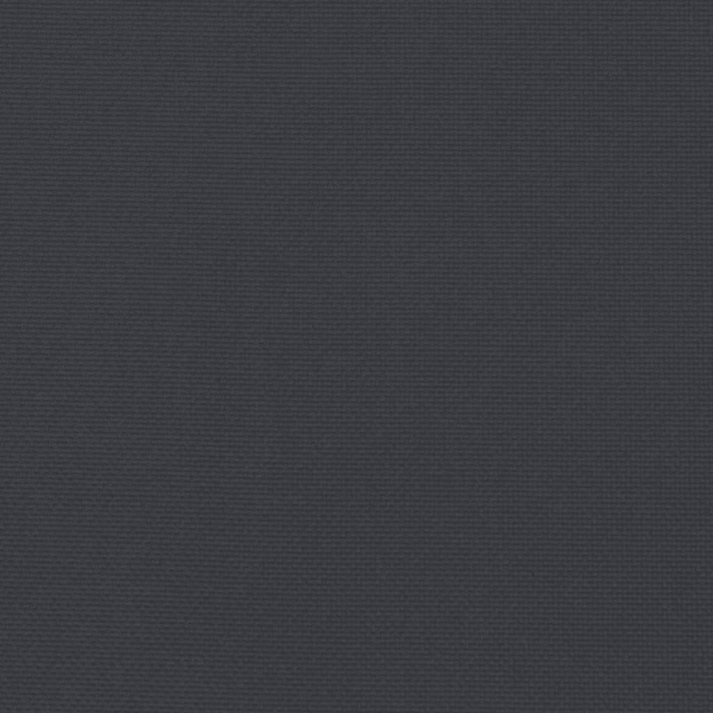 vidaXL Gartenbank-Auflagen 2 Stk. Schwarz 200x50x7 cm Oxford-Gewebe