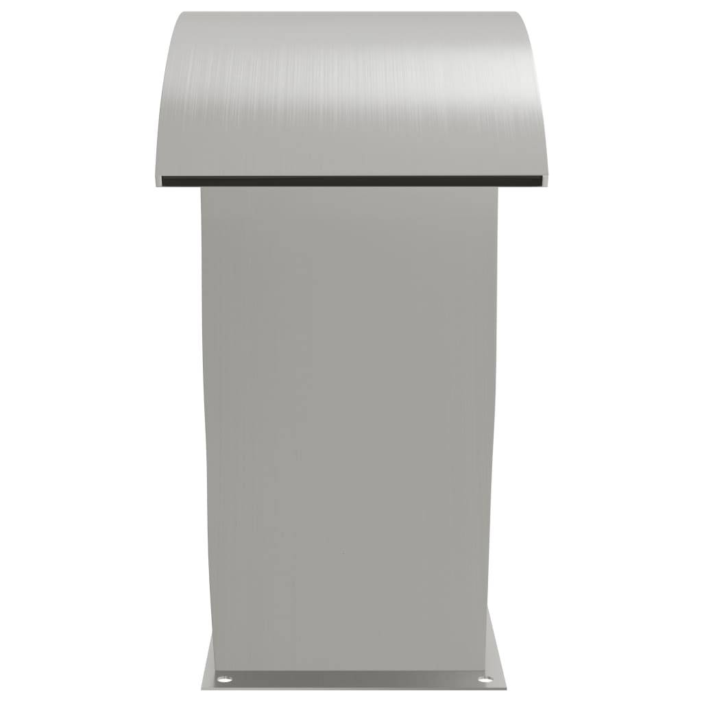 vidaXL Pool-Wasserfall mit LEDs 22x60x70 cm Edelstahl 304