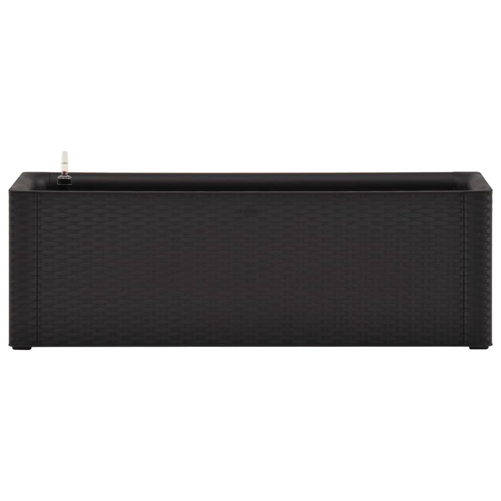 vidaXL Garten-Hochbeet Selbstbewässerungssystem Anthrazit 100x43x33 cm