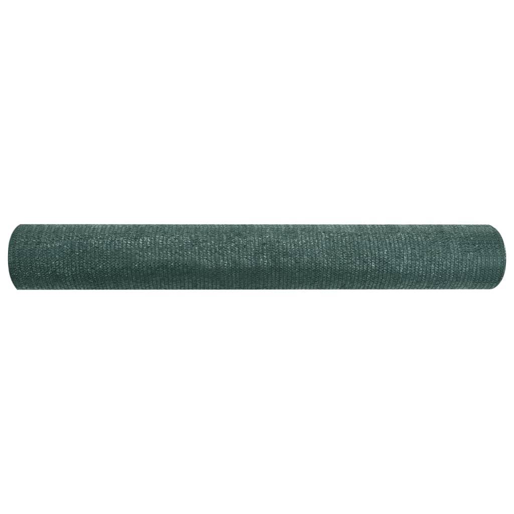 vidaXL Zaunblende Grün 3,6x25 m HDPE 75 g/m²