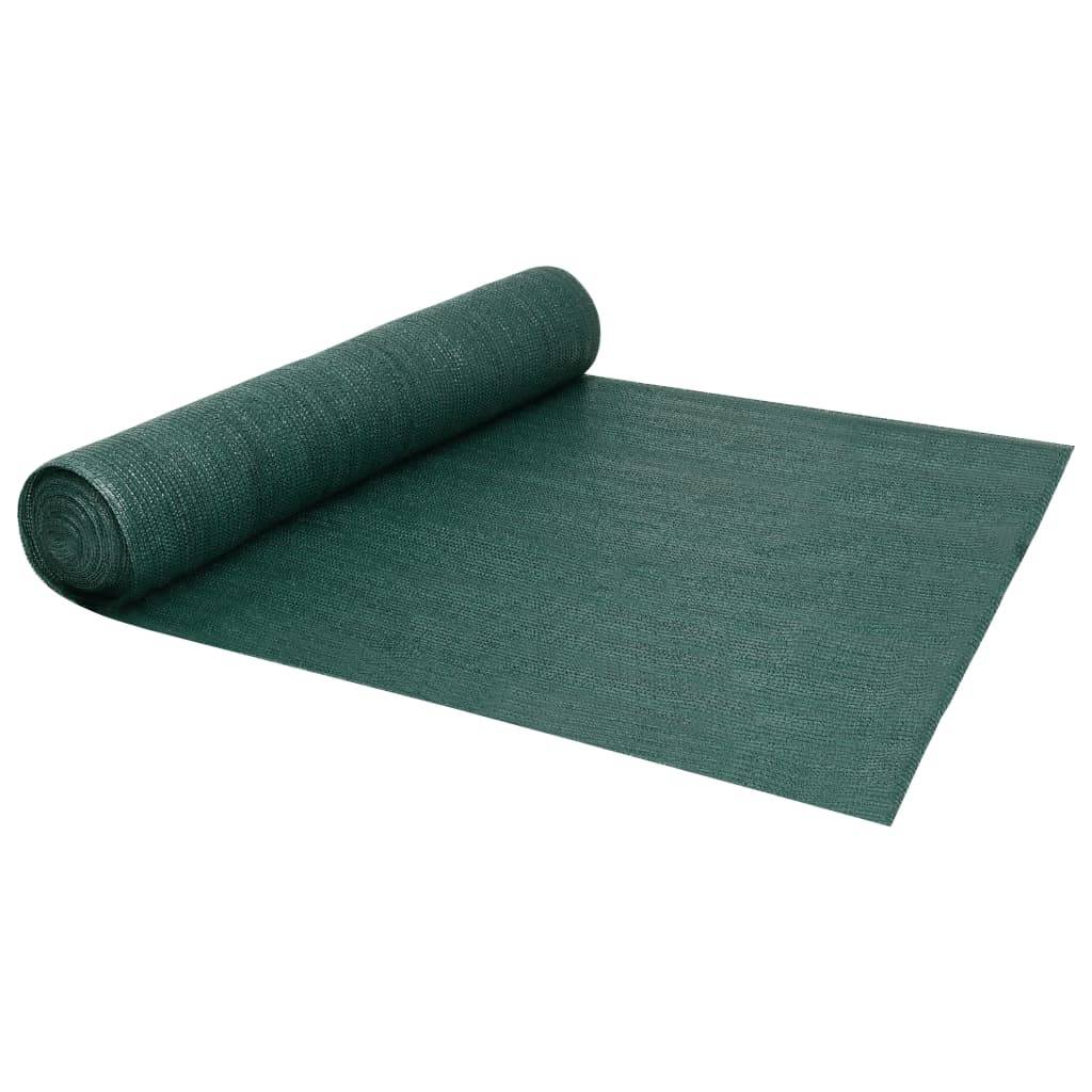 vidaXL Zaunblende Grün 1,5x50 m HDPE 150 g/m²