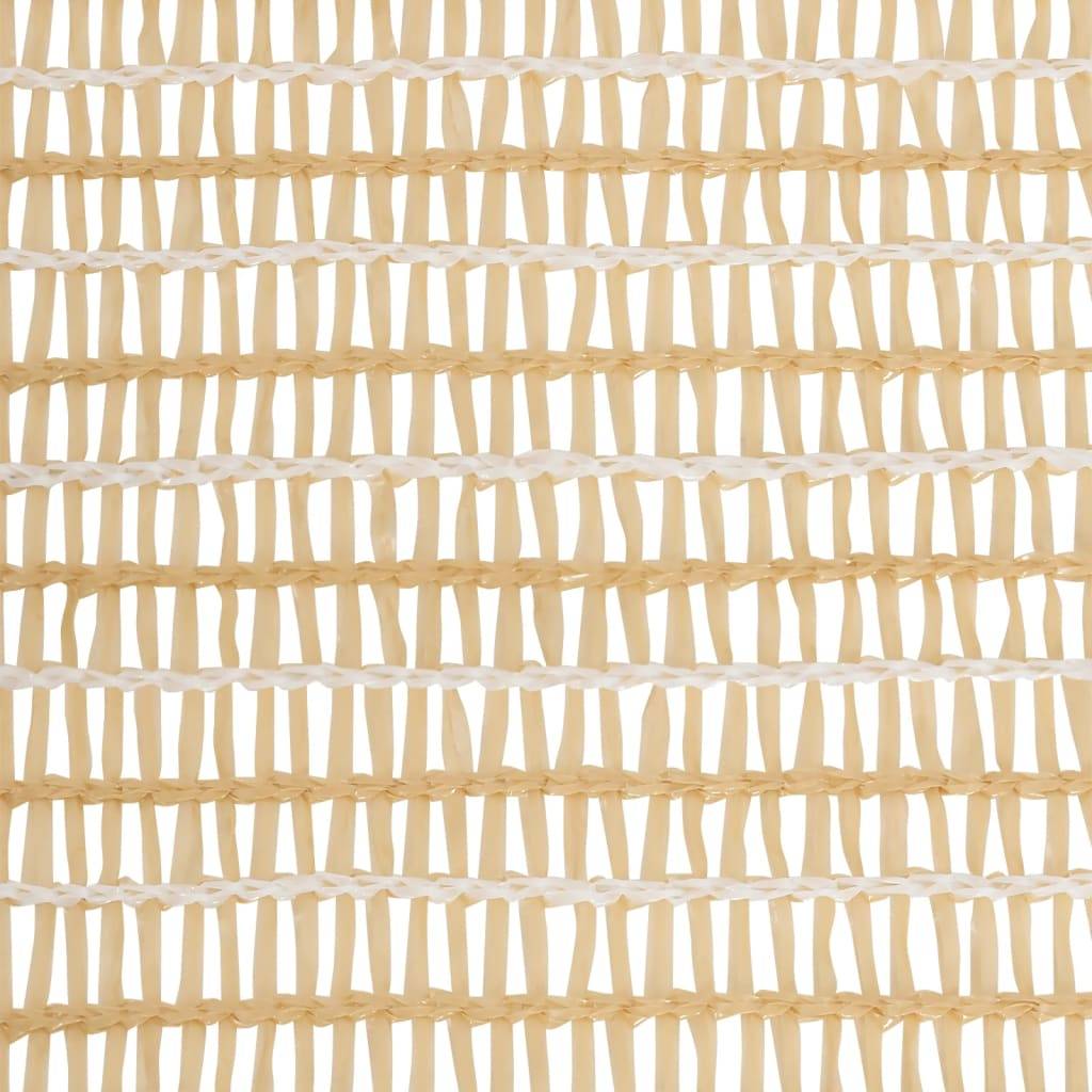 vidaXL Zaunblende Beige 1x25 m HDPE 195 g/m²