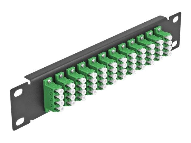 Delock - Patch Panel - LC SM X 48 - Schwarz - 1U - 25.4 cm (10")