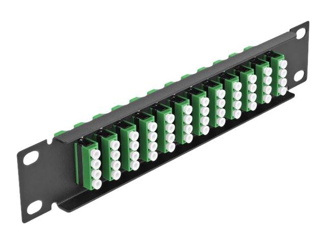 Delock - Patch Panel - LC SM X 48 - Schwarz - 1U - 25.4 cm (10")