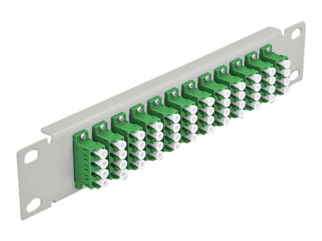 Delock - Patch Panel - LC SM X 48 - Grau - 1U - 25.4 cm (10")