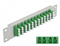 Delock - Patch Panel - LC SM X 48 - Grau - 1U - 25.4 cm (10")