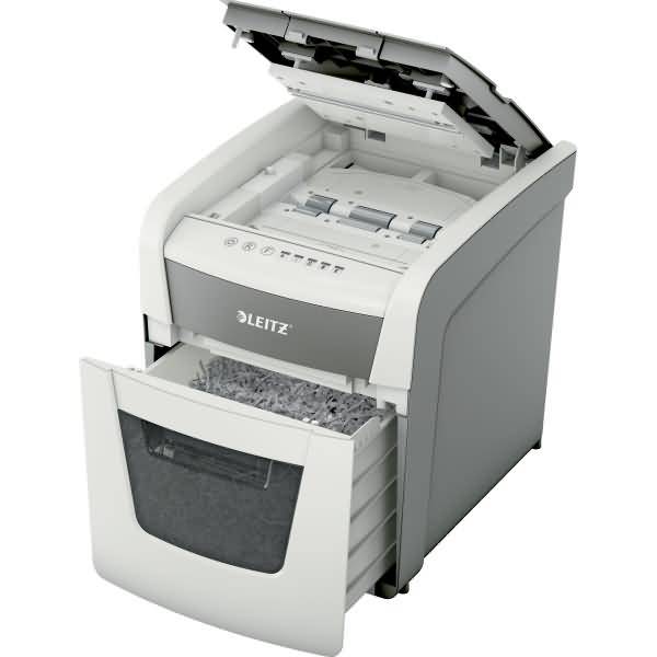 Aktenvernichter IQ Autofeed Small Office 50 4x28mm Mikro-Partikelschnitt weiß