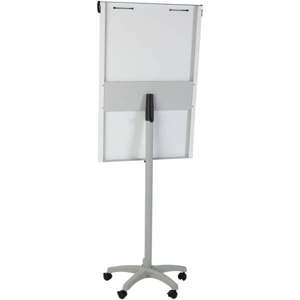 Flipchart Eco Mobil Einbeinstativ rollbar lichtgrau