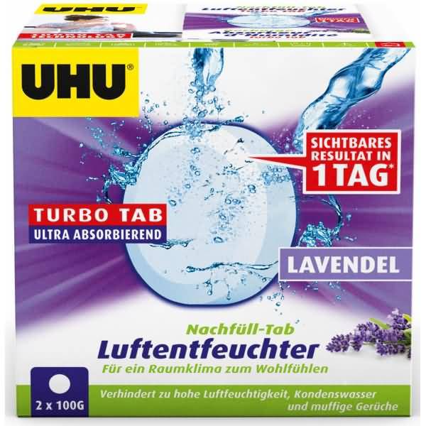 Luftentfeuchter Nachfüll-Tab Lavendel 2x100g
