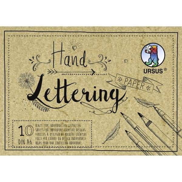 Handlettering Paper Elefantenhaut 190g/qm A6 10 Blatt creme