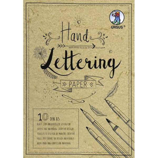 Handlettering Paper Elefantenhaut 190g/qm A5 10 Blatt creme