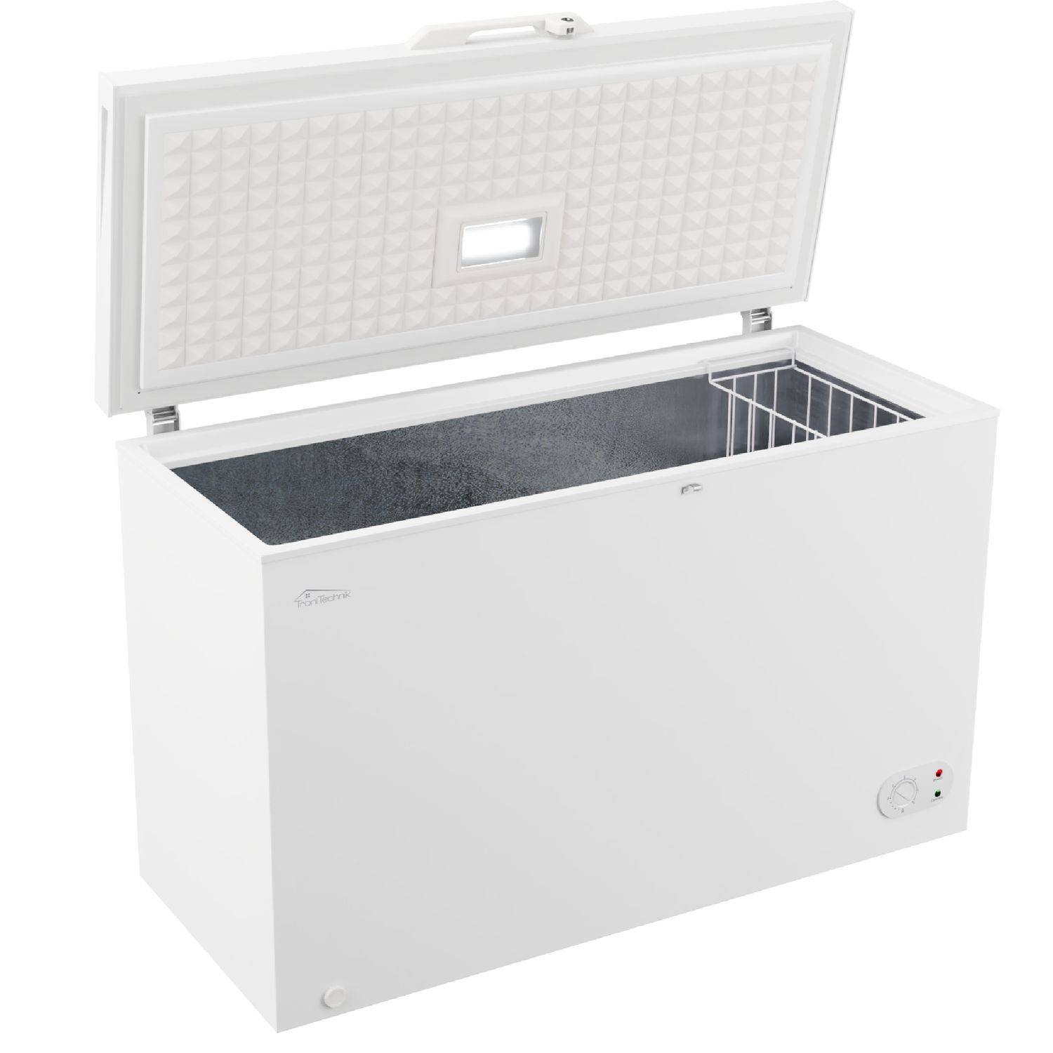 Gefriertruhe BORGAR 290L PRO mit Korb und Schloss