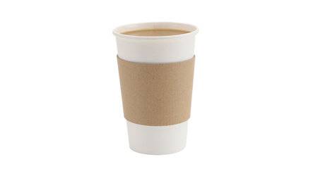 Verbrühschutz für Kaffeebecher 6/8/10oz, Bechermanschetten Pappe für 177, 237, 297 ml