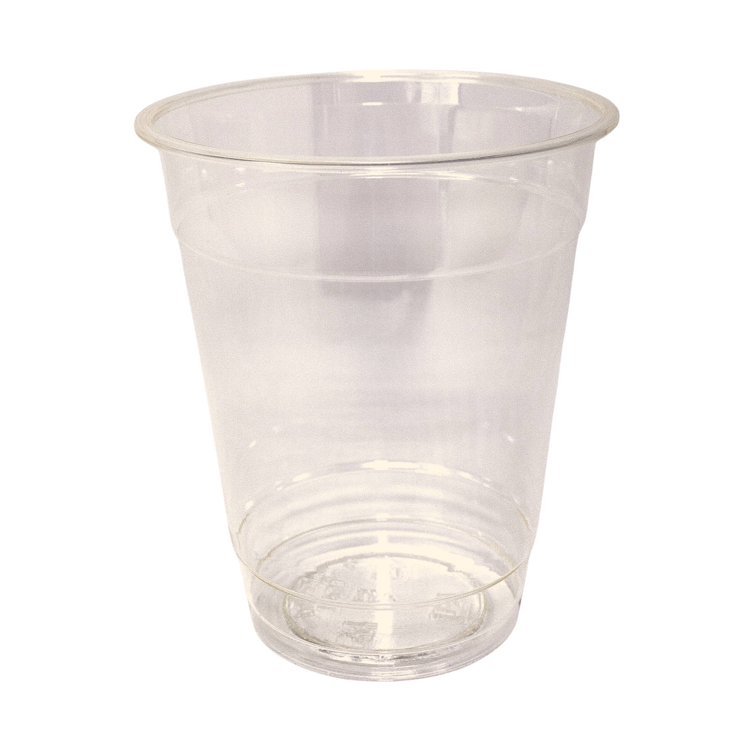 Transparente Becher aus PLA, kompostierbar - Kapazität: 200 ml - 7 oz. - 50 Stück