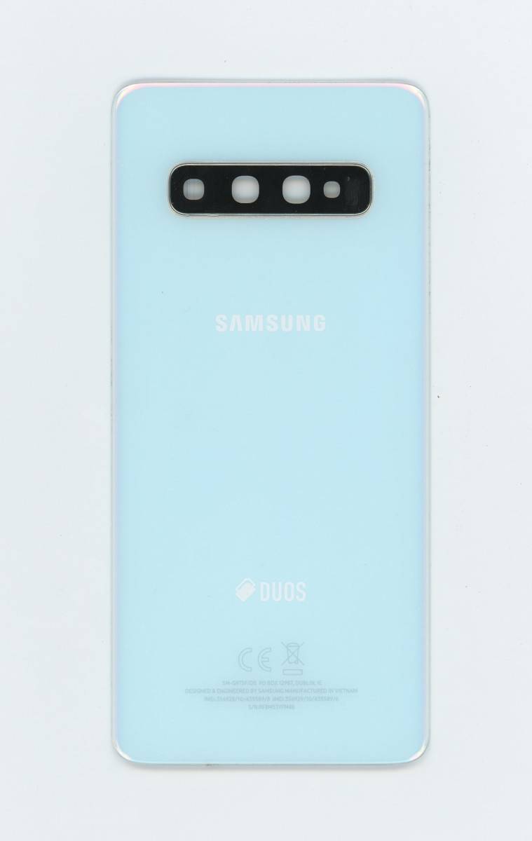 Samsung Galaxy S10 original Akkudeckel/Backcover prism white/weiß