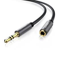 Ugreen 10595, 3.5mm, Männlich, 3.5mm, Weiblich, 3 m, Schwarz