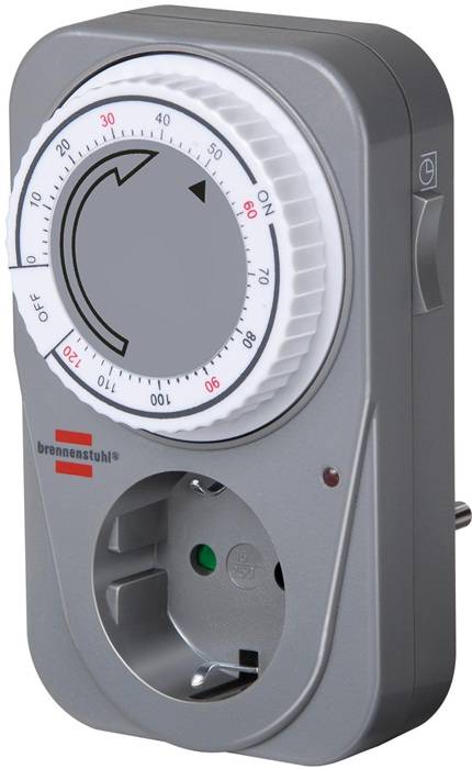 Zeitschaltuhr MC 120 Nennspannung/-strom 230V/16A m.Kinderschutz Brennenstuhl