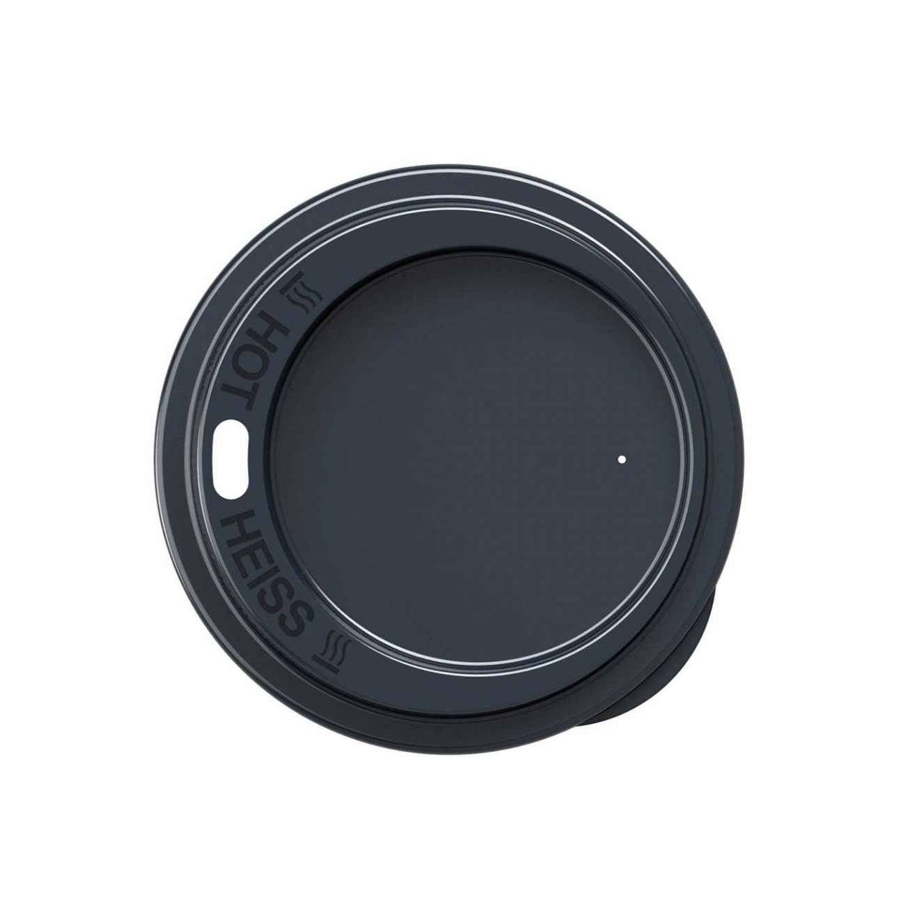 emissimo Coffee2go Deckel zu Mehrweg Becher schwarz Ø 80mm