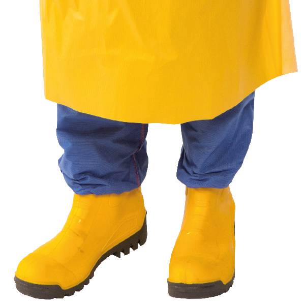 3S Prochem Kittel gelb, Chemikalienschutzanzug, Kat.III,Typ 3-B (PB) EN 14126 - Größe M/L