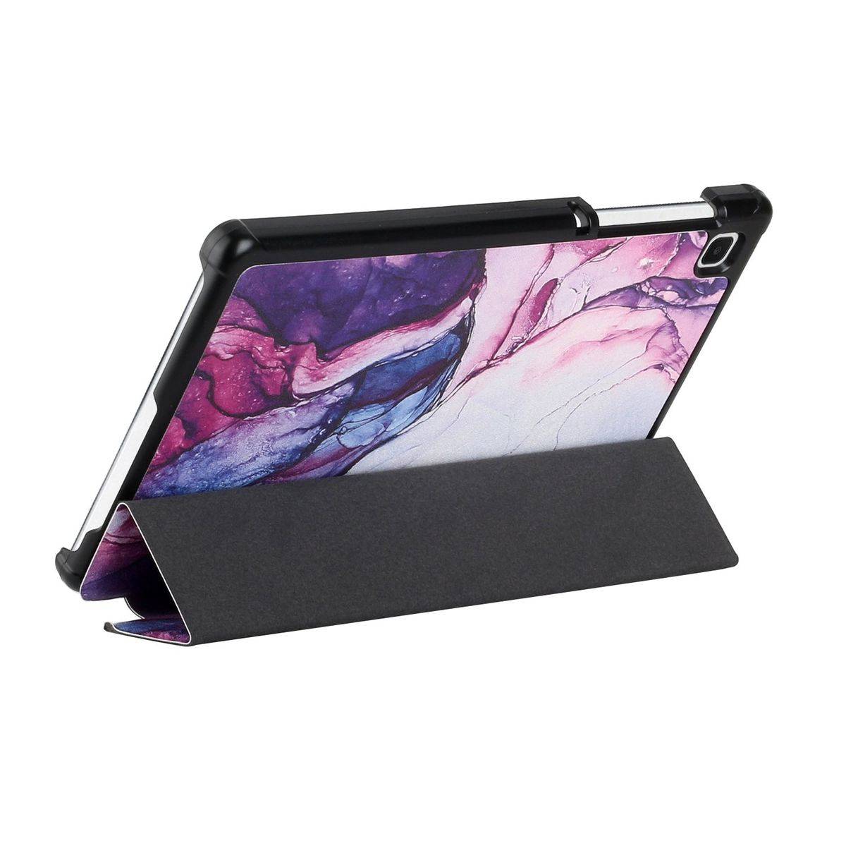 Für Samsung Galaxy Tab A7 Lite 8.7 T220 / T225 3folt Wake UP Smart Cover Etuis Hülle Case Schutz Motiv 2