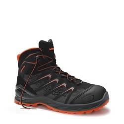 5460 Lowa Larrox Work GTX black Mid Gr40 Si-Schnürstiefel EN ISO 20345 S3
